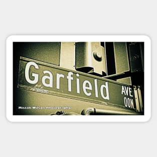 Garfield Avenue, Pasadena, California by Mistah Wilson Sticker